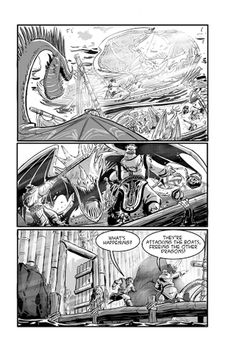 Illustration for article titled See The Alternate Opening Of How To Train Your Dragon 2 In Comic Form